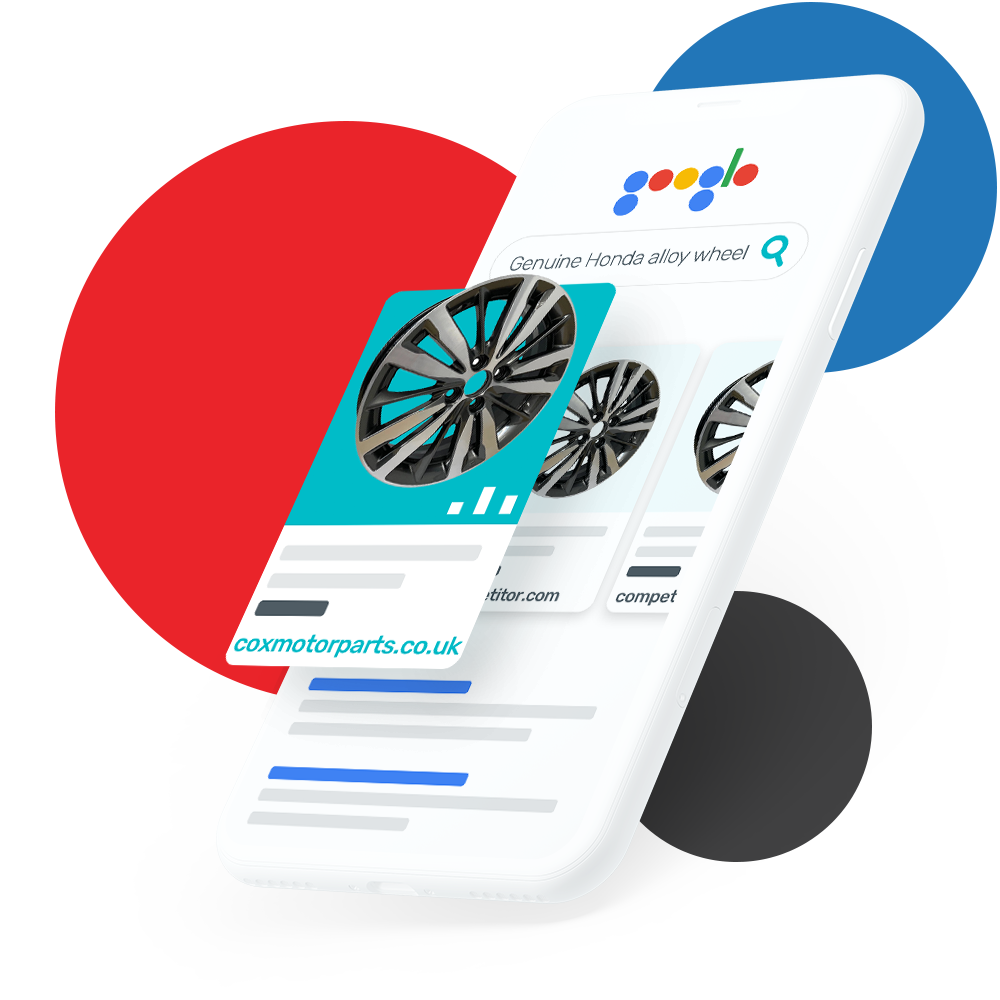 Cox Motor Parts upped their conversions by 56 with Bidnamic's machine